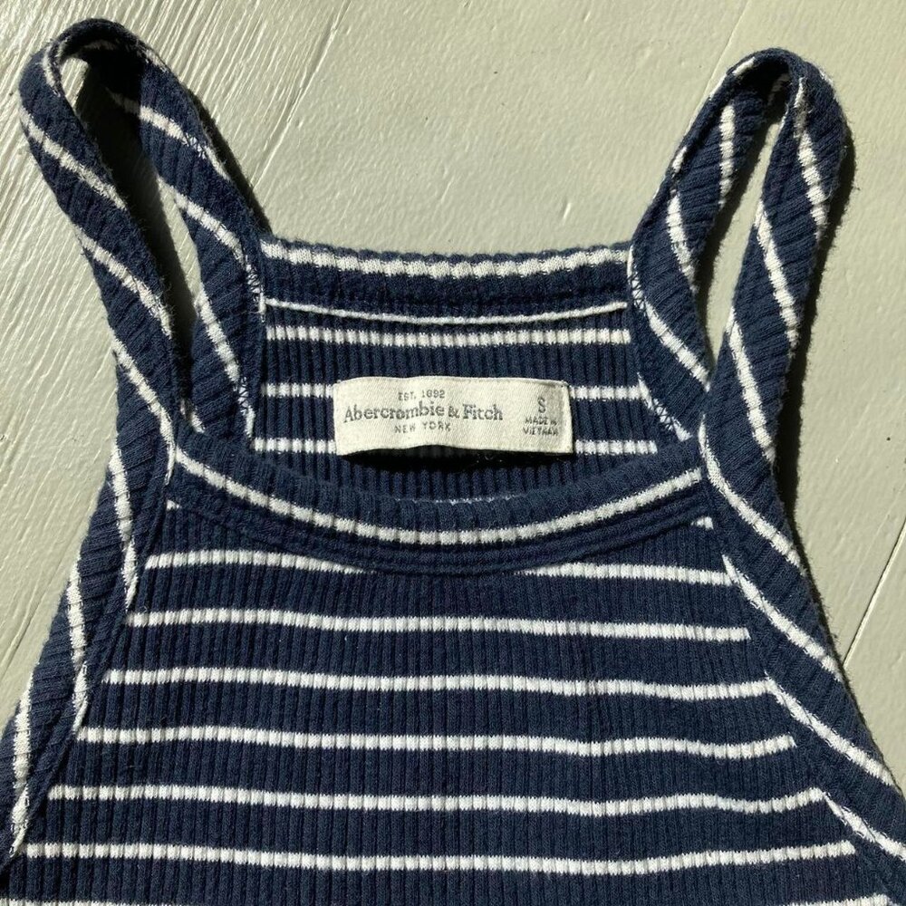 Abercrombie & Fitch navy blue pj lounge shorts and tank top SET Small - Picture 7 of 9